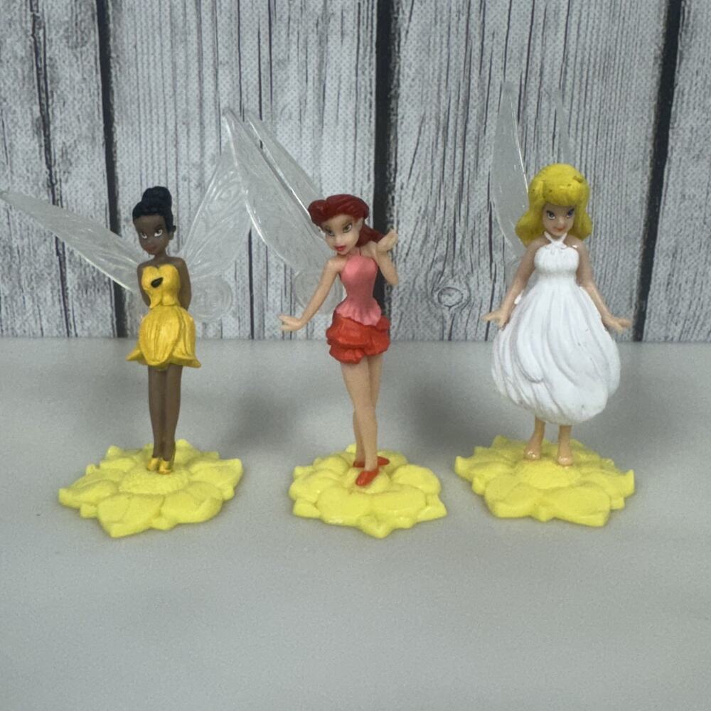 3 Disney Fairies Tinkerbell Friends Playmates Toys